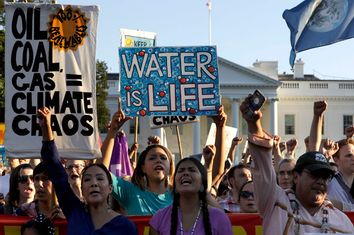 Oil Pipeline Protest