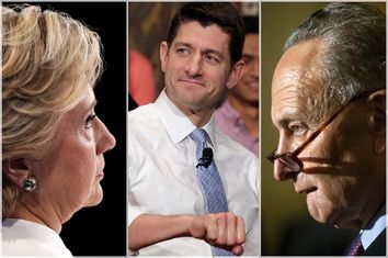 Hillary Clinton; Paul Ryan; Chuck Schumer
