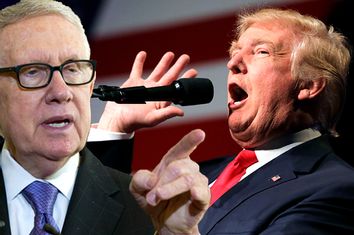 Donald Trump and Harry Reid