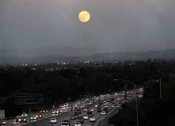 Supermoon California