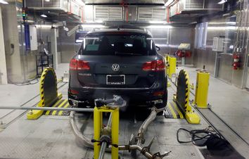 Volkswagen in factory