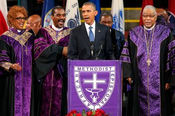 President Obama Joins Mourners At Funeral Of Rev. Clementa Pinckney