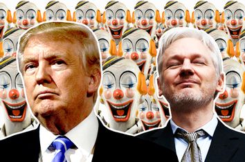 Donald Trump; Julian Assange