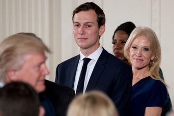 Donald Trump, Jared Kushner, Kellyanne Conway