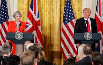 Donald Trump, Theresa May
