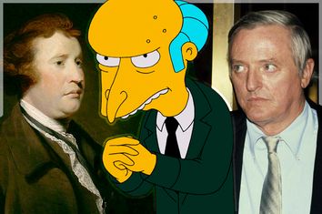 Edmund Burke; Montgomery Burns, William F. Buckley, Jr.