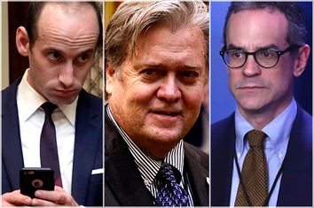Stephen Miller; Steve Bannon; Michael Anton