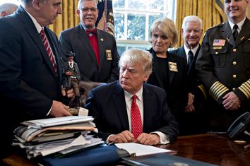 President Trump Holds Listening Session With County Sheriffs