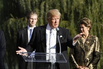 Donald Trump at his Virginia winery