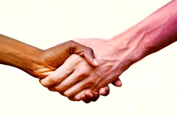 Civil Rights - Teamwork Symbol - Equality on Earth