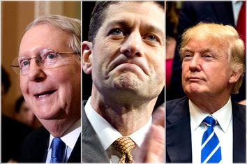 Mitch McConnell; Paul Ryan; Donald Trump