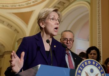 Elizabeth Warren, Chuck Schumer
