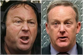 Alex Jones; Sean Spicer