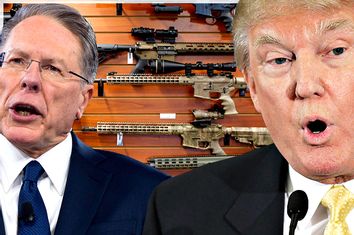 Wayne LaPierre; Donald Trump