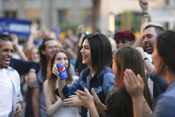 Pepsi PR On-Set With Kendall Jenner