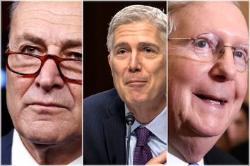 Charles Schumer; Neil Gorsuch; Mitch McConnell