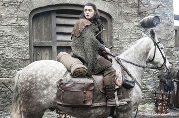 Maisie Williams as Arya Stark in 