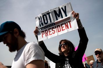 Anti-Trump Protesters