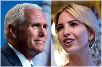 Mike Pence; Ivanka Trump