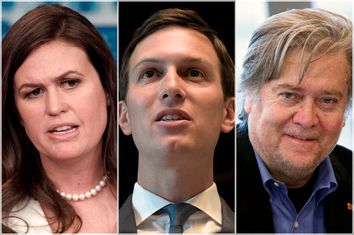 Sarah Sanders; Jared Kushner; Steve Bannon