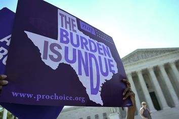 Texas Abortion Sign