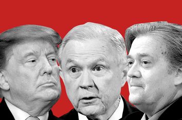 Donald Trump; Jeff Sessions; Steve Bannon