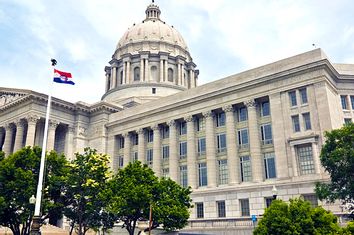 The state Capitol building of Missouri