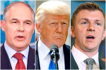 Scott Pruitt; Donald Trump; James O'Keefe