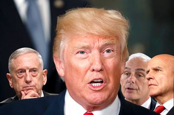 Jim Mattis; Donald Trump; John F. Kelly; H.R. McMaster