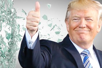 Donald Trump; Broken Glass