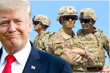 Donald Trump; US Soldiers