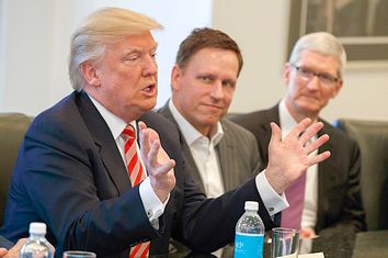 Donald Trump; Peter Thiel; Tim Cook