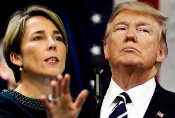 Maura Healey; Donald Trump