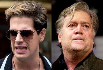 Milo Yiannopoulos; Steve Bannon