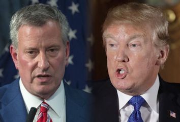 Bill De Blasio; Donald Trump