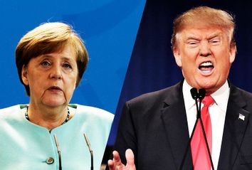 Angela Merkel; Donald Trump