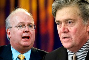 Karl Rove; Steve Bannon