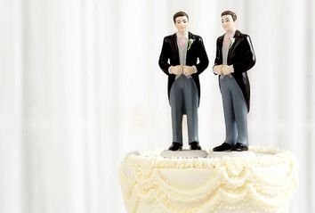 Gay Marriage Wedding Cake