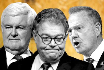 Newt Gingrich; Al Franken; Roy Moore