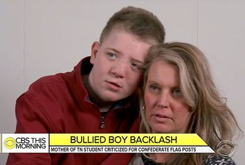 Keaton Jones and his mother Kimberly Jones