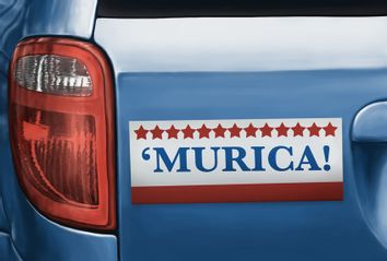 'Murica Bumper Sticker