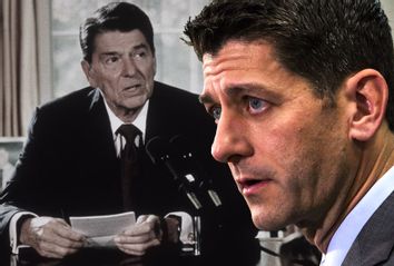 Paul Ryan and Ronald Reagan