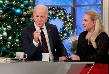 Joe Biden and Meghan McCain on 