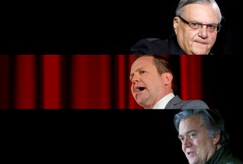 Sheriff Joe Arpaio; Corey Stewart; Steve Bannon