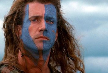 Mel Gibson as William Wallace in 
