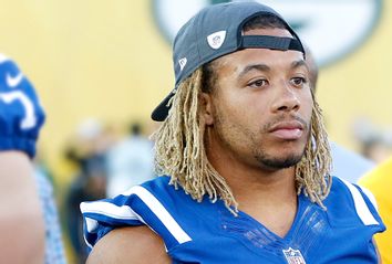 Edwin Jackson #53 of the Indianapolis Colts