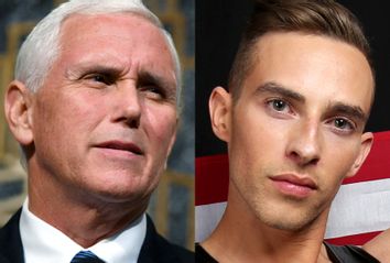 Mike Pence; Adam Rippon