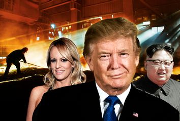 Stormy Daniels; Donald Trump; Kim Jong-un