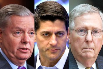 Lindsey Graham; Paul Ryan; Mitch McConnell