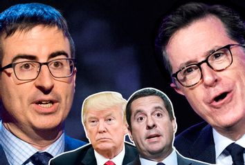 John Oliver; Donald Trump; Devin Nunes; Stephen Colbert